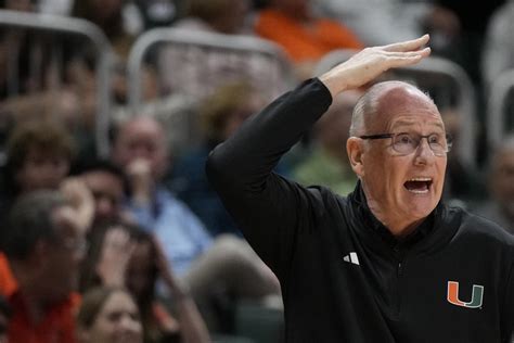 Another Final Four banner awaits Miami’s Jim Larrañaga, who is not slowing down